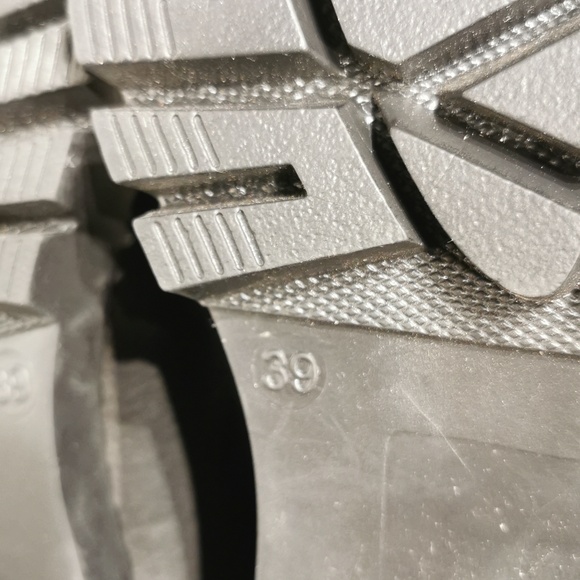 Bootlegger Black Military Combat Lace Up Sherpa Leather Boots - Picture 7 of 10